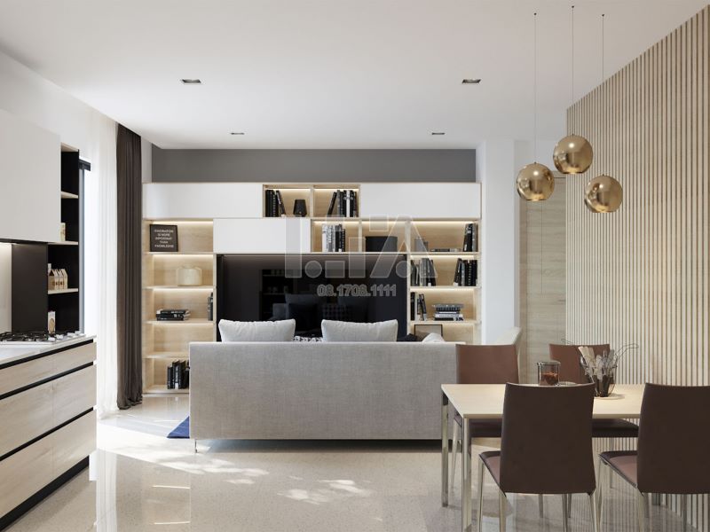 Thiết kế nội thất cho phòng khách trong chung cư