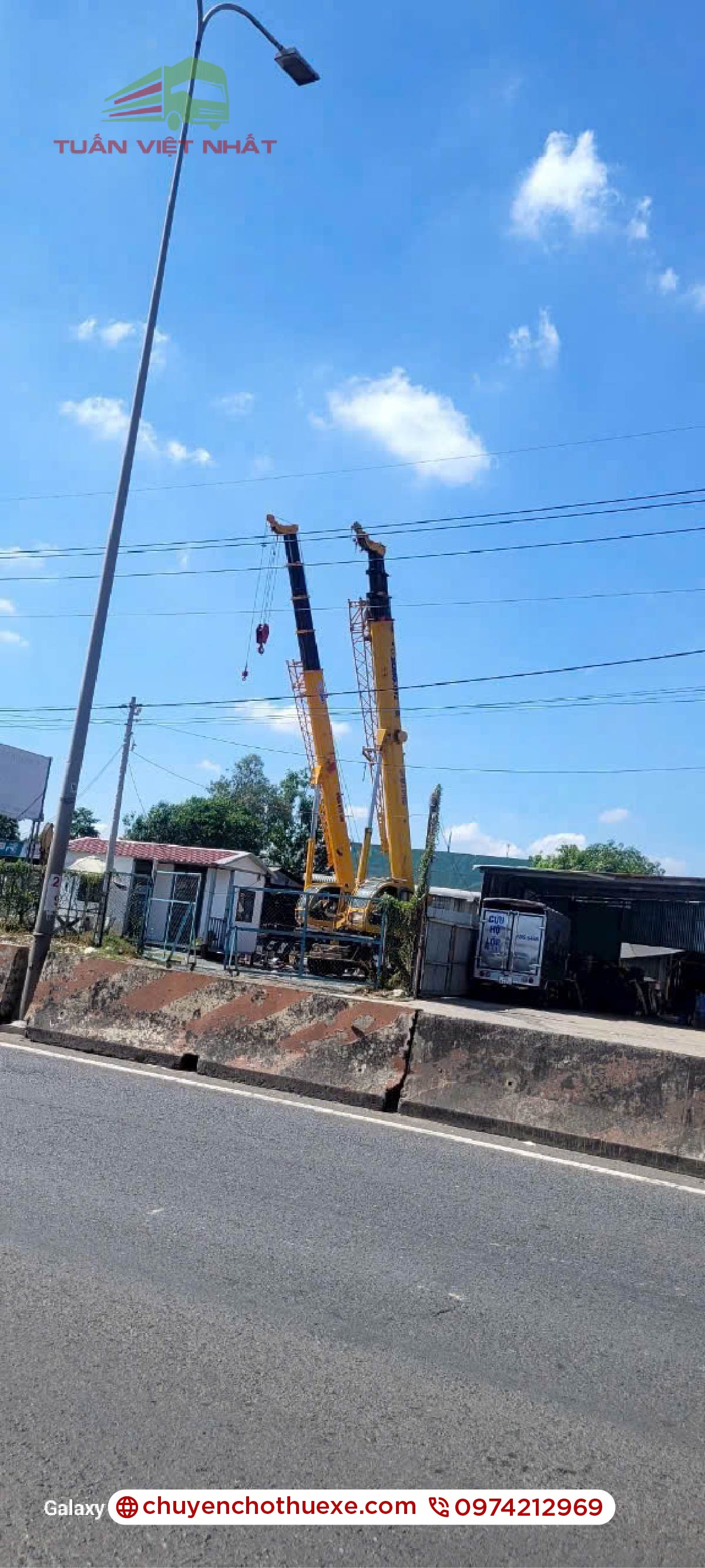 Cho thuê xe cẩu Dĩ An chuyên nghiệp - Đa dạng tải trọng 2-200 tấn