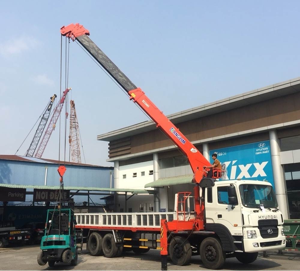 địa chỉ thuê xe cẩu tự hành tại Bình Dương