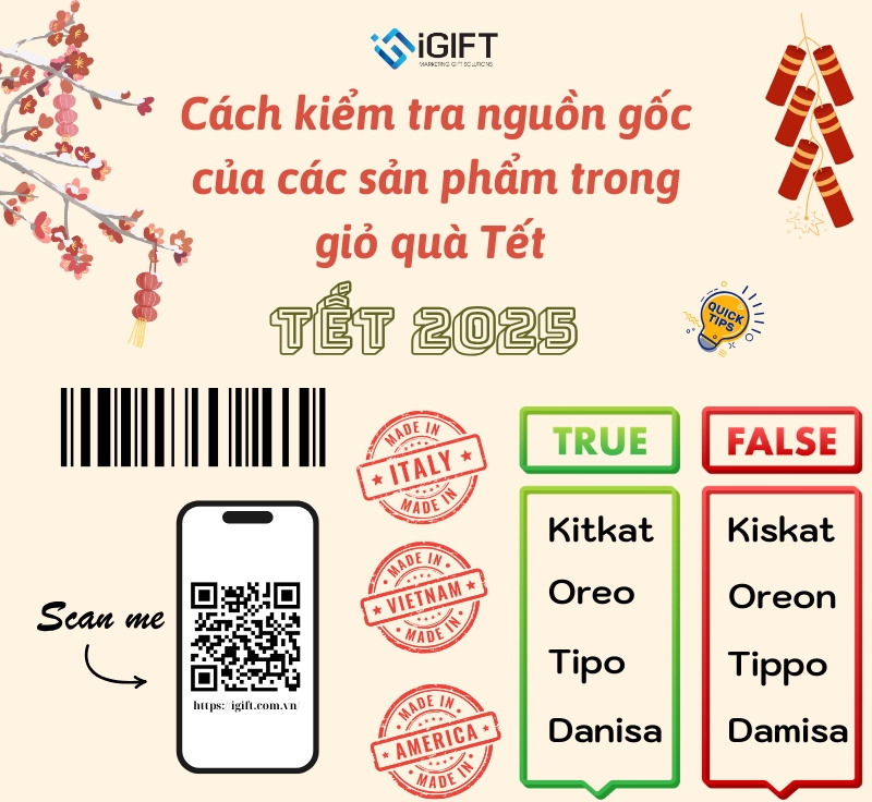 [MẸO] Cách kiểm tra nguồn gốc của các sản phẩm trong giỏ quà Tết