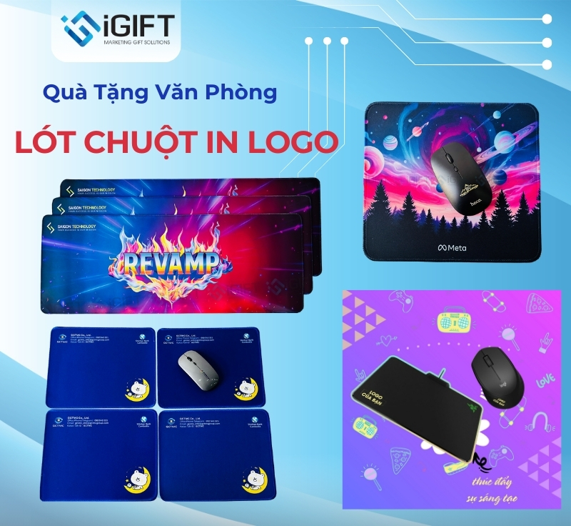 Mẫu Lót Chuột In Logo Theo Yêu Cầu – Quà Tặng Được Ưa Chuộng Tại iGIFT