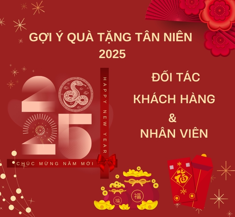 Tân niên 2025 | Gợi ý quà tặng khai xuân cho doanh nghiệp 
