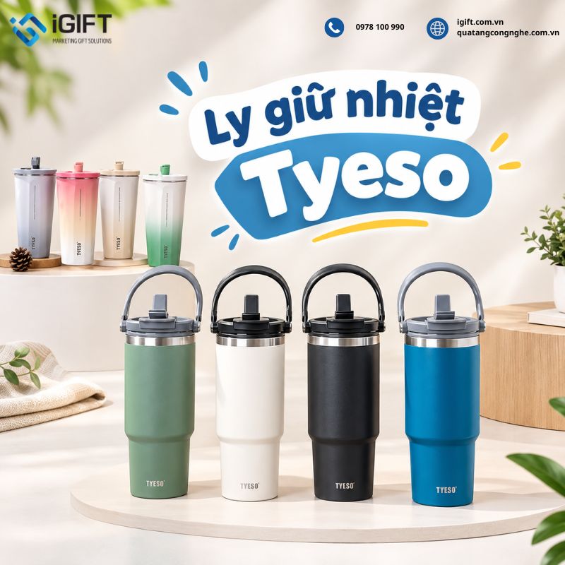 Ly giữ nhiệt Tyeso của nước nào? Đánh giá chi tiết có nên mua không