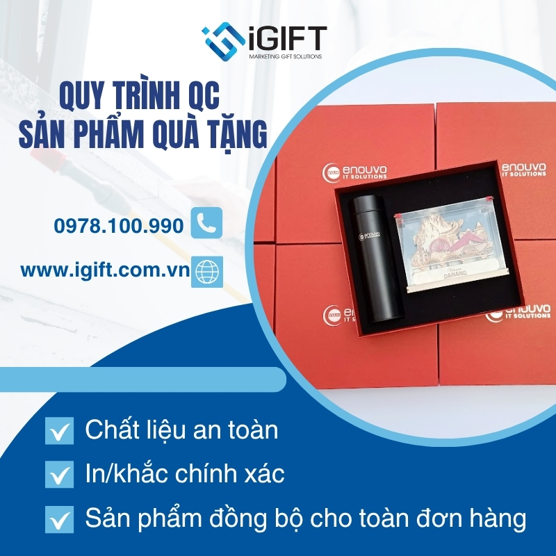 Quy Trình QC Nghiêm Ngặt Cho Dự Án Sản Xuất Quà Tặng Số Lượng Lớn B2B Tại iGIFT