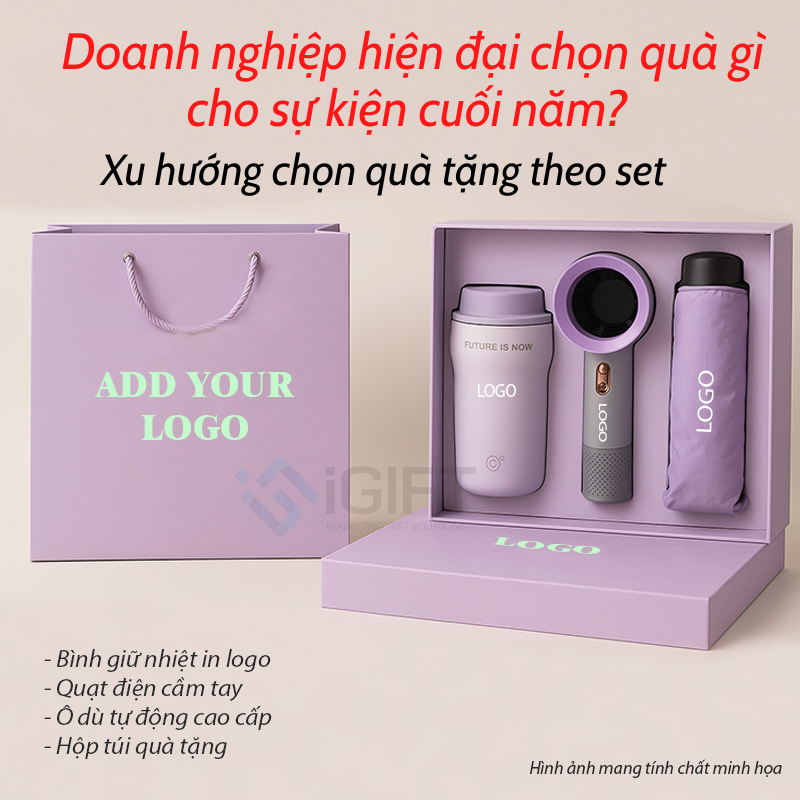 Doanh nghiệp hiện đại chọn quà gì cho sự kiện cuối năm? Xu hướng chọn quà tặng theo set