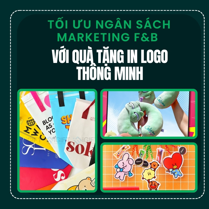 Tối ưu ngân sách marketing F&B với quà tặng in logo thông minh