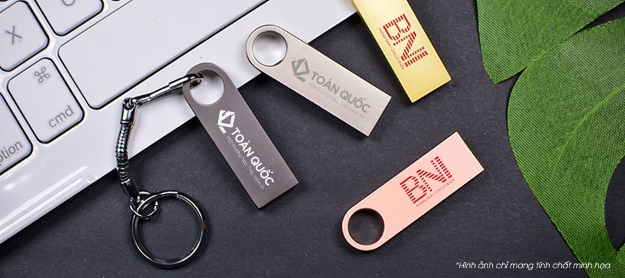 USB In Logo Quà Tặng - USB Kim Loại USB001 Quà tặng công nghệ doanh nghiệp