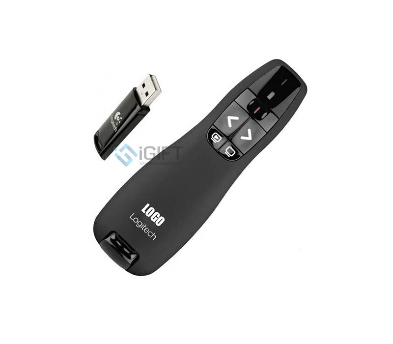 Bút trình chiếu Logitech R400 - In logo CJ 1 Bút trình chiếu Logitech R400 - In logo CJ Quà tặng công nghệ doanh nghiệp