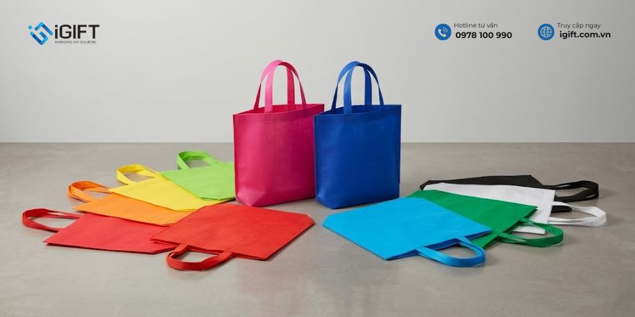các loại túi vải không dệt in logo - 2