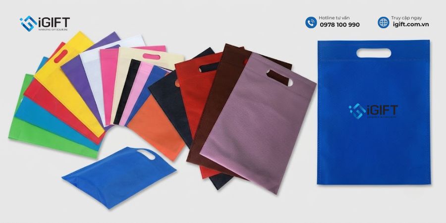 các loại túi vải không dệt in logo - 4