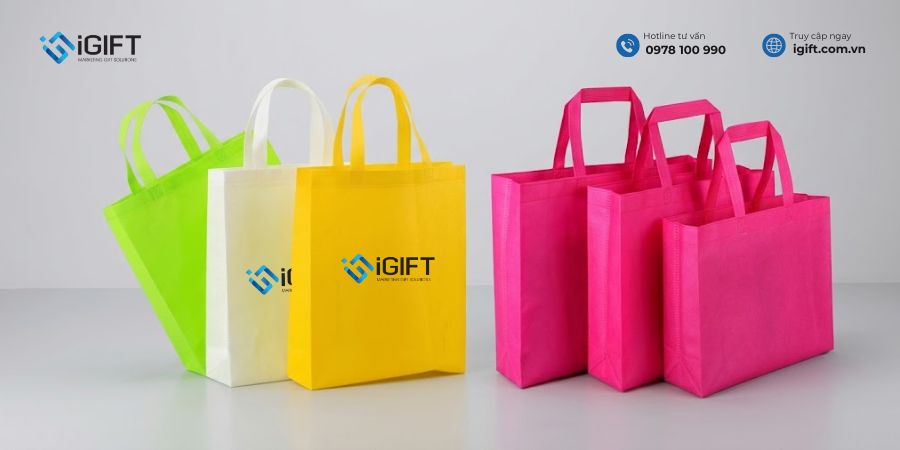 đặt túi vải không dệt in logo