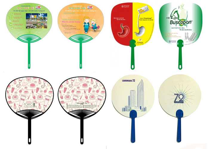 Quạt Nhựa Quảng Cáo In Ấn Logo Theo Yêu Cầu 2 Quạt Nhựa Quảng Cáo In Ấn Logo Theo Yêu Cầu Quà tặng công nghệ doanh nghiệp