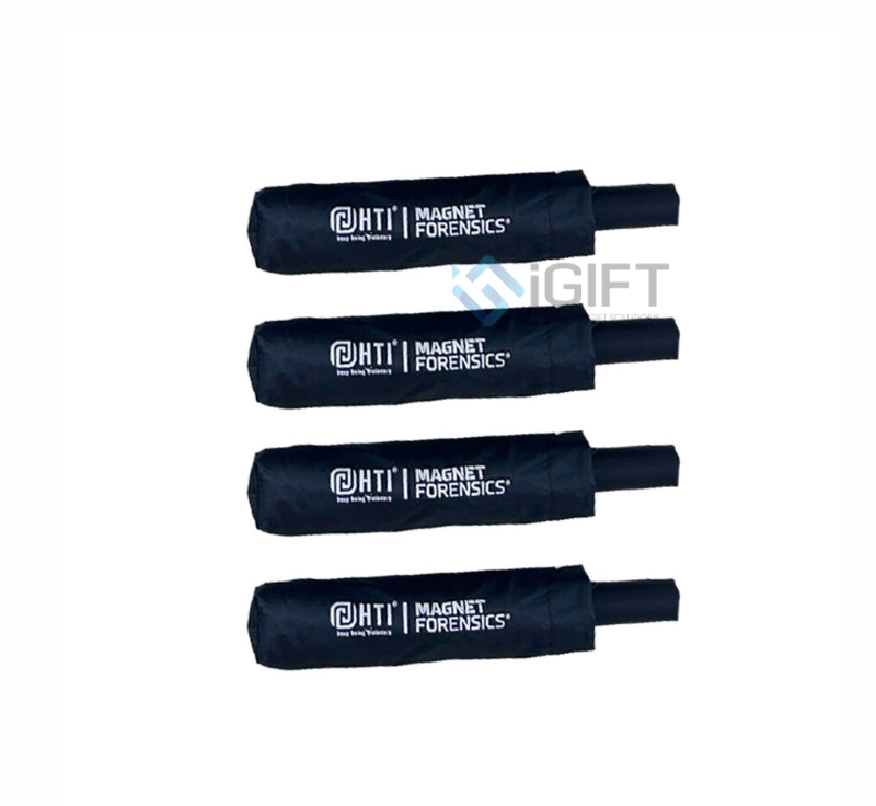 Ô dù tự động - in logo HTI 1 Ô dù tự động - in logo HTI Quà tặng công nghệ doanh nghiệp