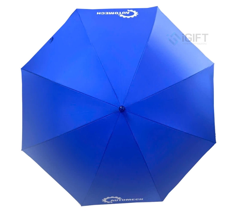 Dù cán thẳng in logo thương hiệu Automech 1 Dù cán thẳng in logo thương hiệu Automech Quà tặng công nghệ doanh nghiệp