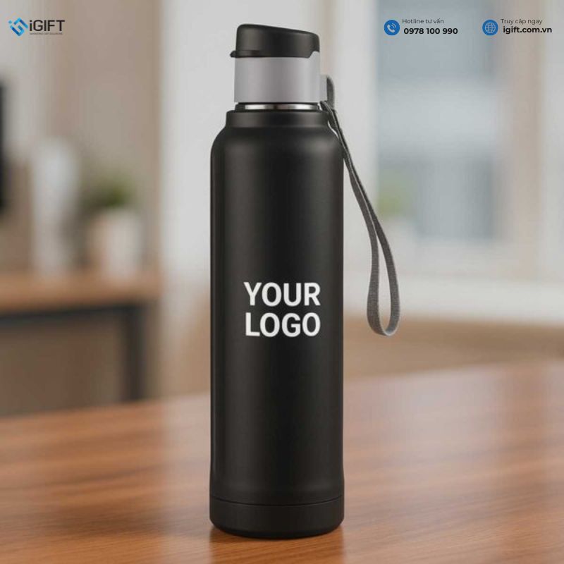 quà tặng in logo - bình giữ nhiệt