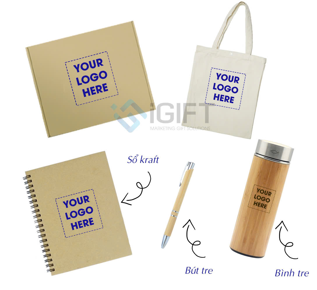 3+ mẫu quà tặng nhân viên lý tưởng - Welcome Kit in logo Quà tặng công nghệ doanh nghiệp
