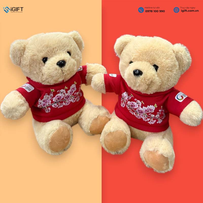 đặt làm gấu bông theo yêu cầu