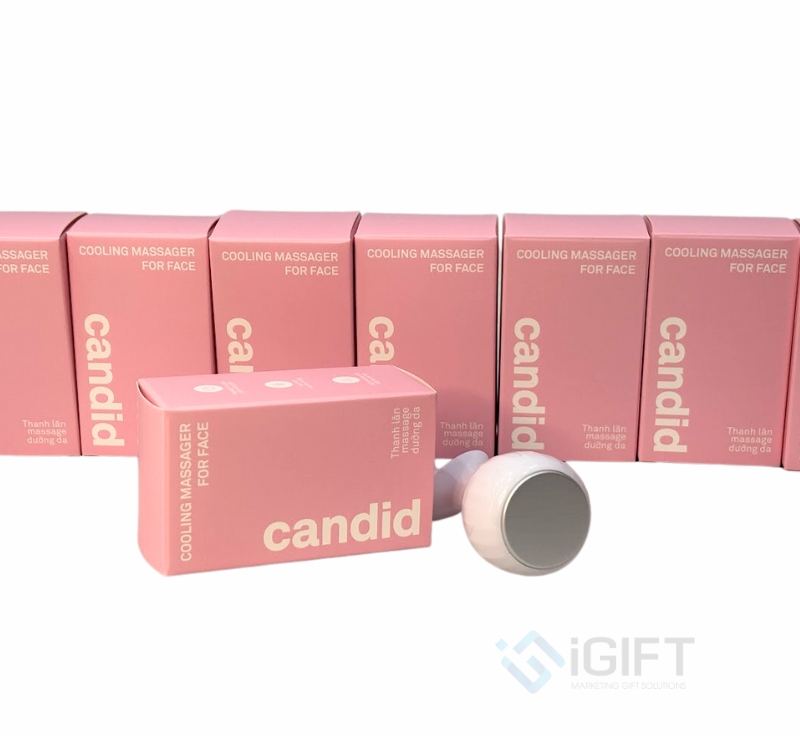 Thanh lăn massage mặt - Hộp đựng in logo theo yêu cầu 2 Thanh lăn massage mặt - Hộp đựng in logo theo yêu cầu Quà tặng công nghệ doanh nghiệp
