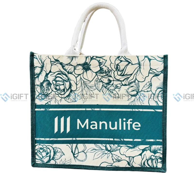Túi vải giả đay in logo - Quà tặng giá rẻ, bảo vệ môi trường 2 Túi vải giả đay in logo - Quà tặng giá rẻ, bảo vệ môi trường Quà tặng công nghệ doanh nghiệp