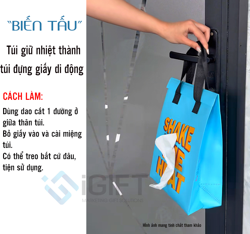 4 món đồ tái sử dụng hữu ích từ túi giữ nhiệt đựng trà sữa Quà tặng công nghệ doanh nghiệp