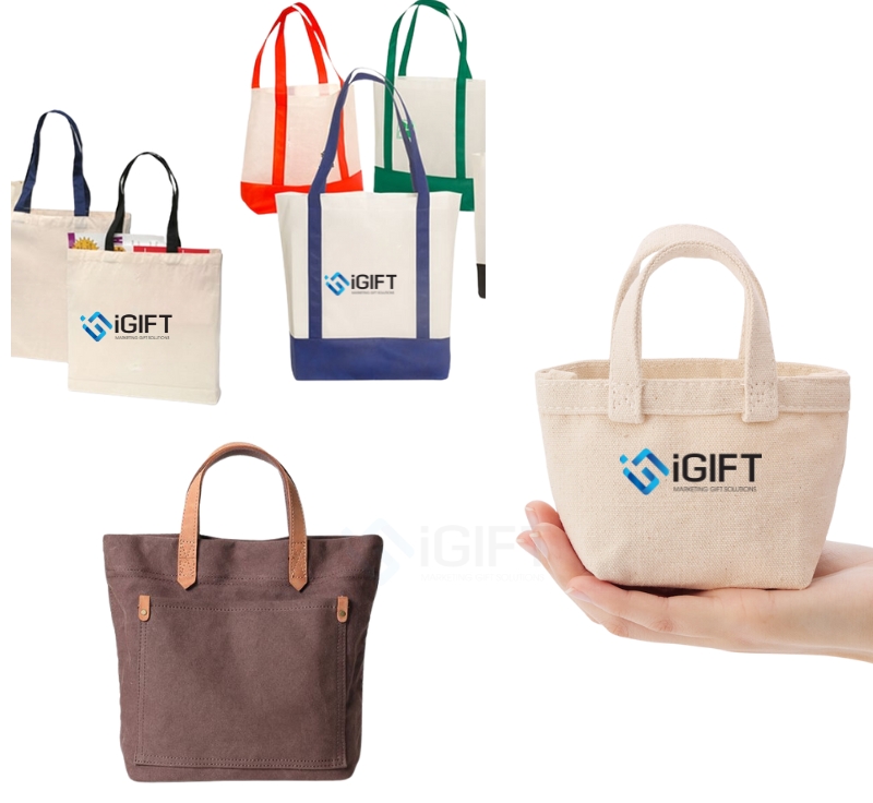So sánh chi tiết 3 loại túi: Túi tote, túi vải canvas và túi vải không dệt Quà tặng công nghệ doanh nghiệp