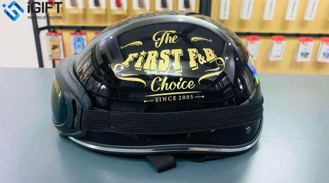 Mũ Bảo Hiểm In Logo Thương Hiệu Golden Gate 5 Mũ Bảo Hiểm In Logo Thương Hiệu Golden Gate Quà tặng công nghệ doanh nghiệp