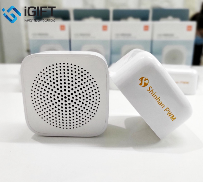 Loa Bluetooth Xiaomi In Logo Ngân Hàng Shinhan Bank PWM Quà tặng công nghệ doanh nghiệp