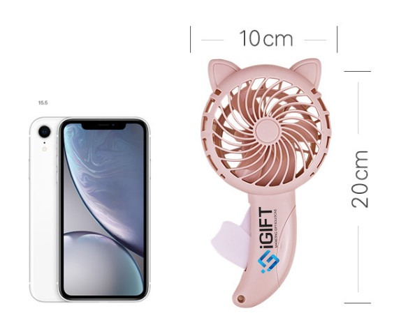 Quạt bóp tay FIG03 in logo Quà tặng công nghệ doanh nghiệp