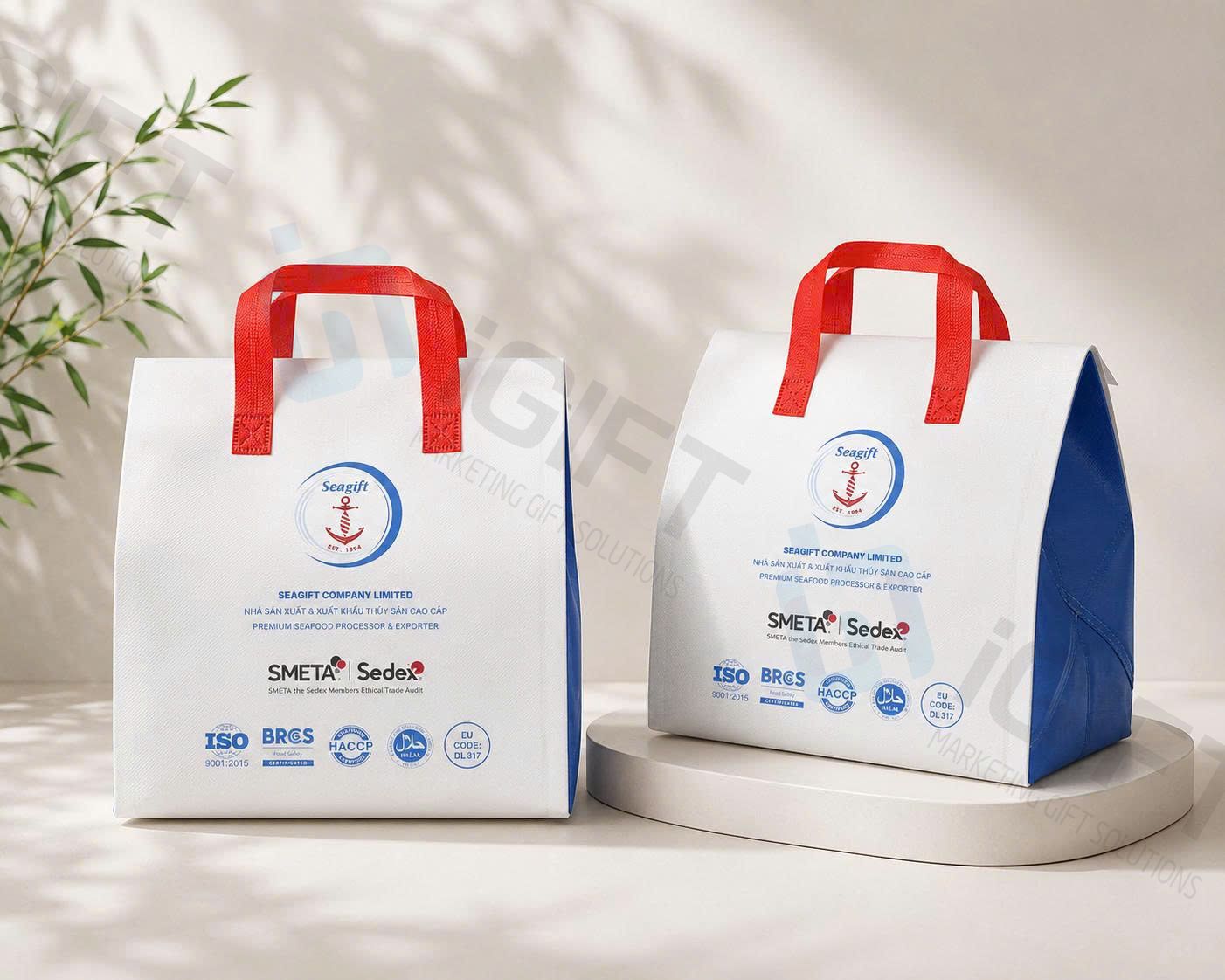 Túi giữ nhiệt in logo thương hiệu