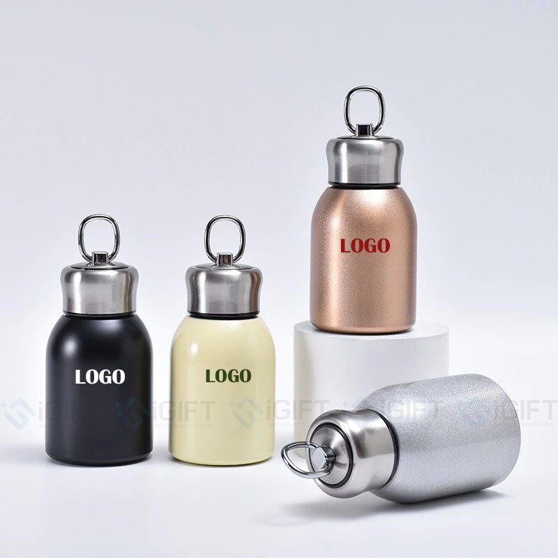 Bình giữ nhiệt mini 300ml - In ấn logo theo yêu cầu 1 Bình giữ nhiệt mini 300ml - In ấn logo theo yêu cầu Quà tặng công nghệ doanh nghiệp