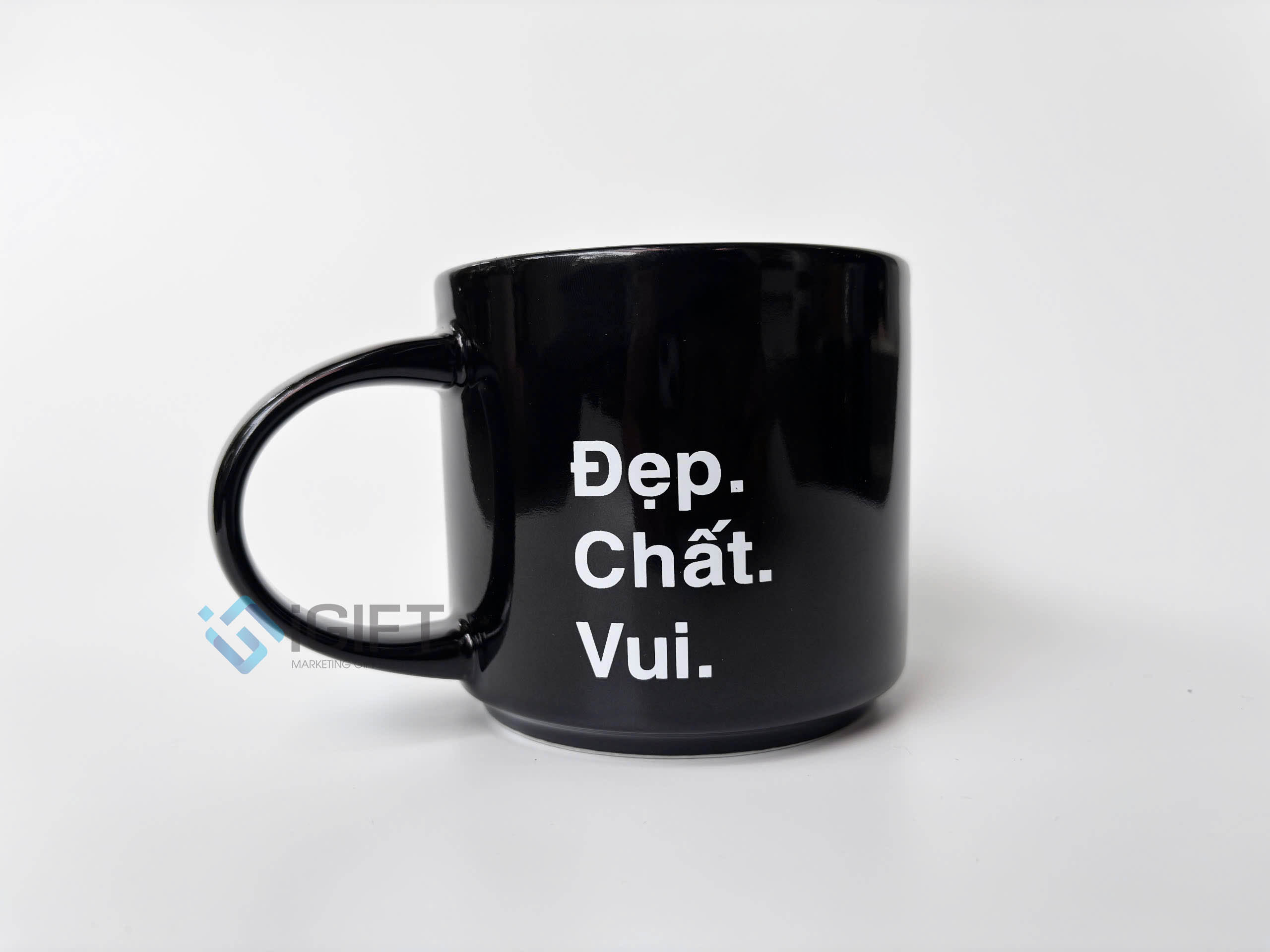 Ly sứ cao cấp - in ấn logo TAM SƠN