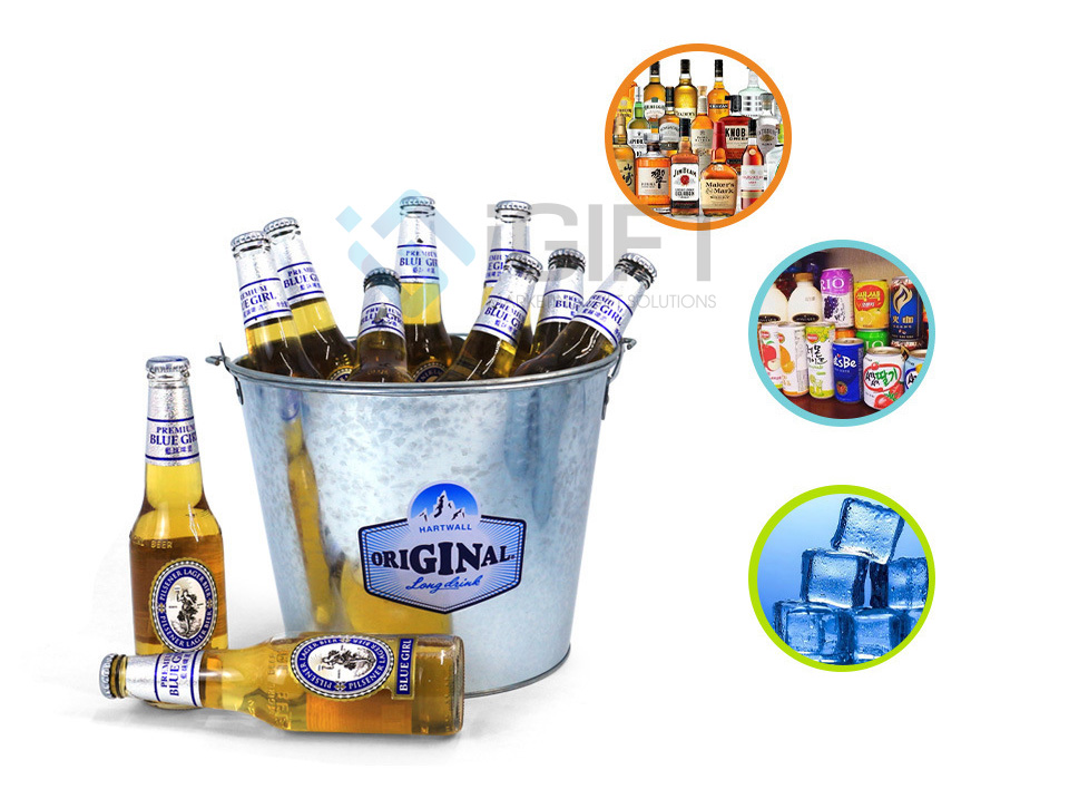 Tại Sao Xô Đá Là Quà Tặng Được Các Nhãn Bia Ưa Thích 2 Xô đá in logo theo yêu cầu IG02 – IGIFT