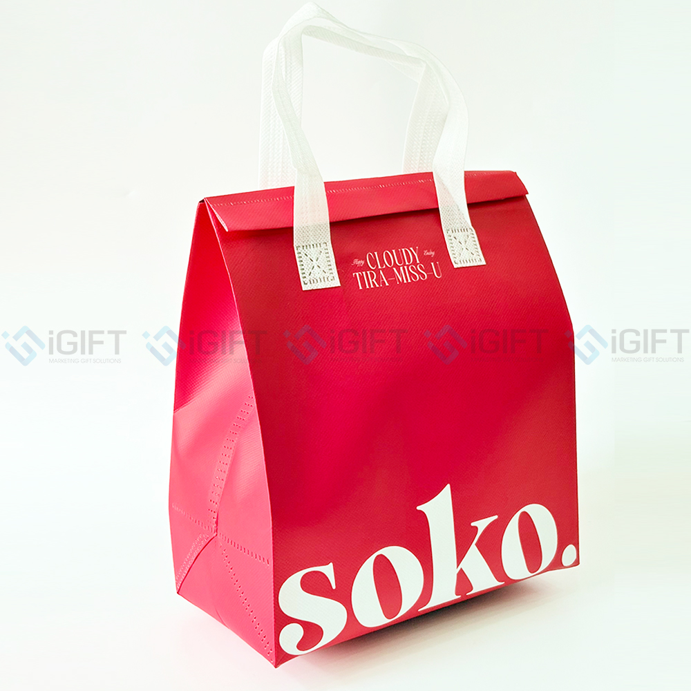 Túi giữ nhiệt bánh Tiramisu - In logo SOKO