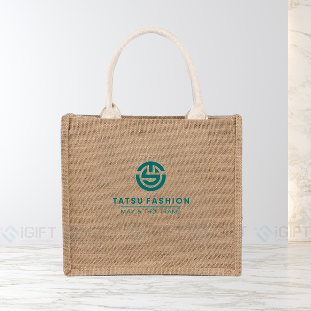Túi vải đay - In logo theo yêu cầu Quà tặng công nghệ doanh nghiệp