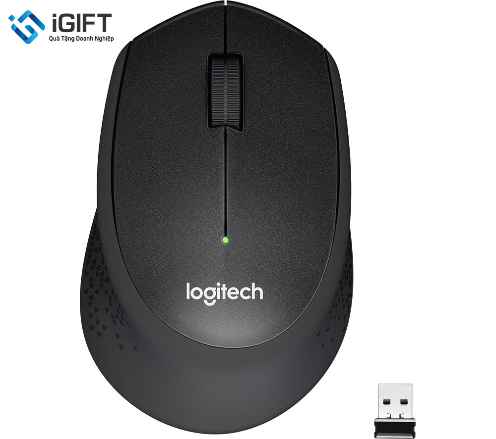 CHUỘT KHÔNG DÂY LOGITECH M330 THIẾT KẾ NHỎ GỌN MÀU ĐEN TINH TẾ