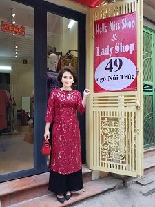 Ao dai trung nien cach dieu