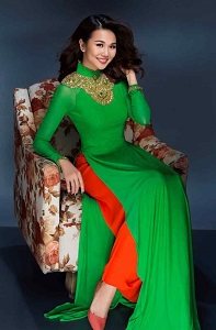 Ao dai trung nien
