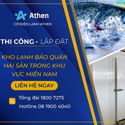 Lắp đặt kho lạnh bảo quản hải sản uy tín, giá rẻ