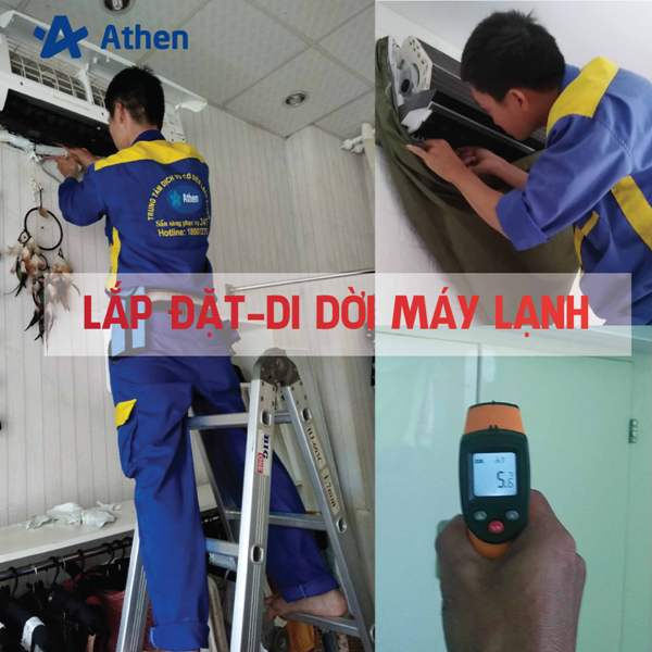 Lắp đặt di dời máy lạnh giá rẻ nhanh chóng