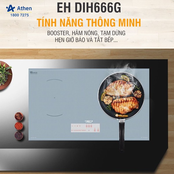 bếp điện từ đôi EH-DIH666G chính hãng