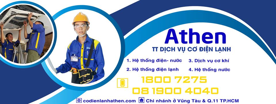 Cơ Điện Lạnh Athen cung cấp dịch vụ lắp đặt điện dân dụng