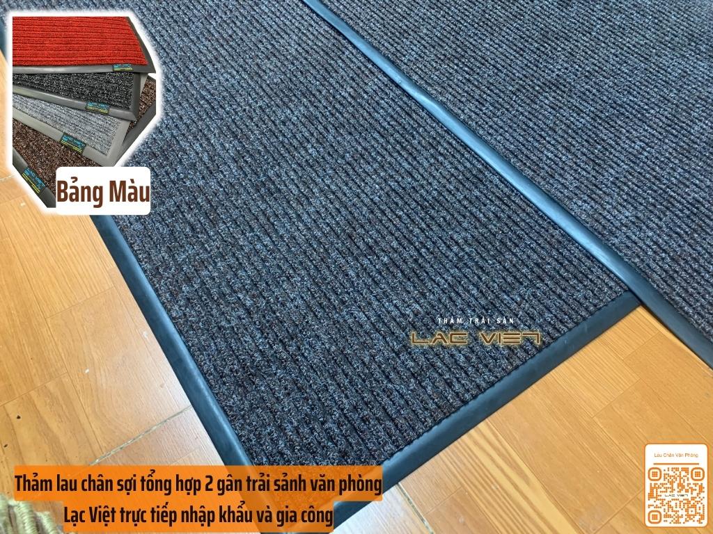 Thảm lau chân sợi tổng hợp trải sảnh stripemat