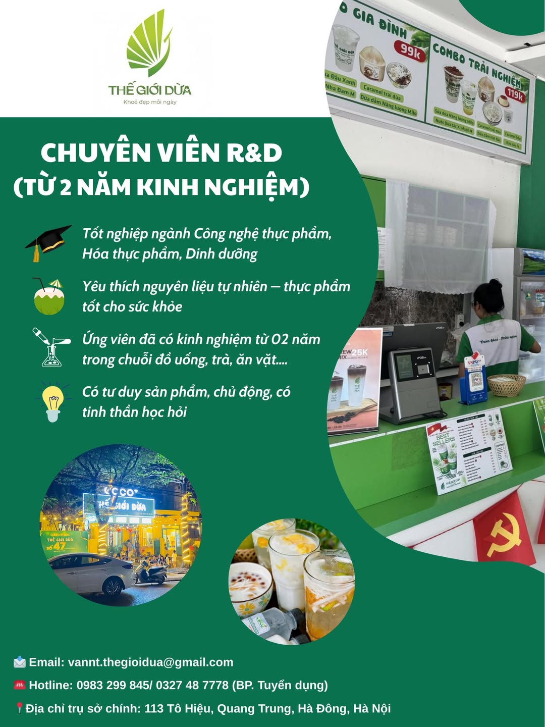 CHUYÊN VIÊN R&D (Hà Nội)