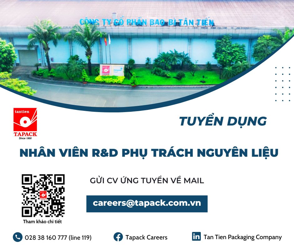 NHÂN VIÊN R&D NGUYÊN LIỆU