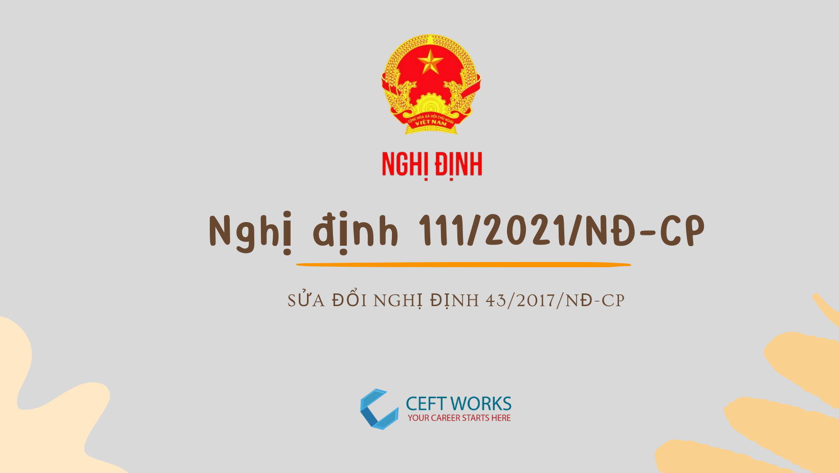 Nghị định 111/2021/NĐ-CP sửa đổi Nghị định 43/2017/NĐ-CP