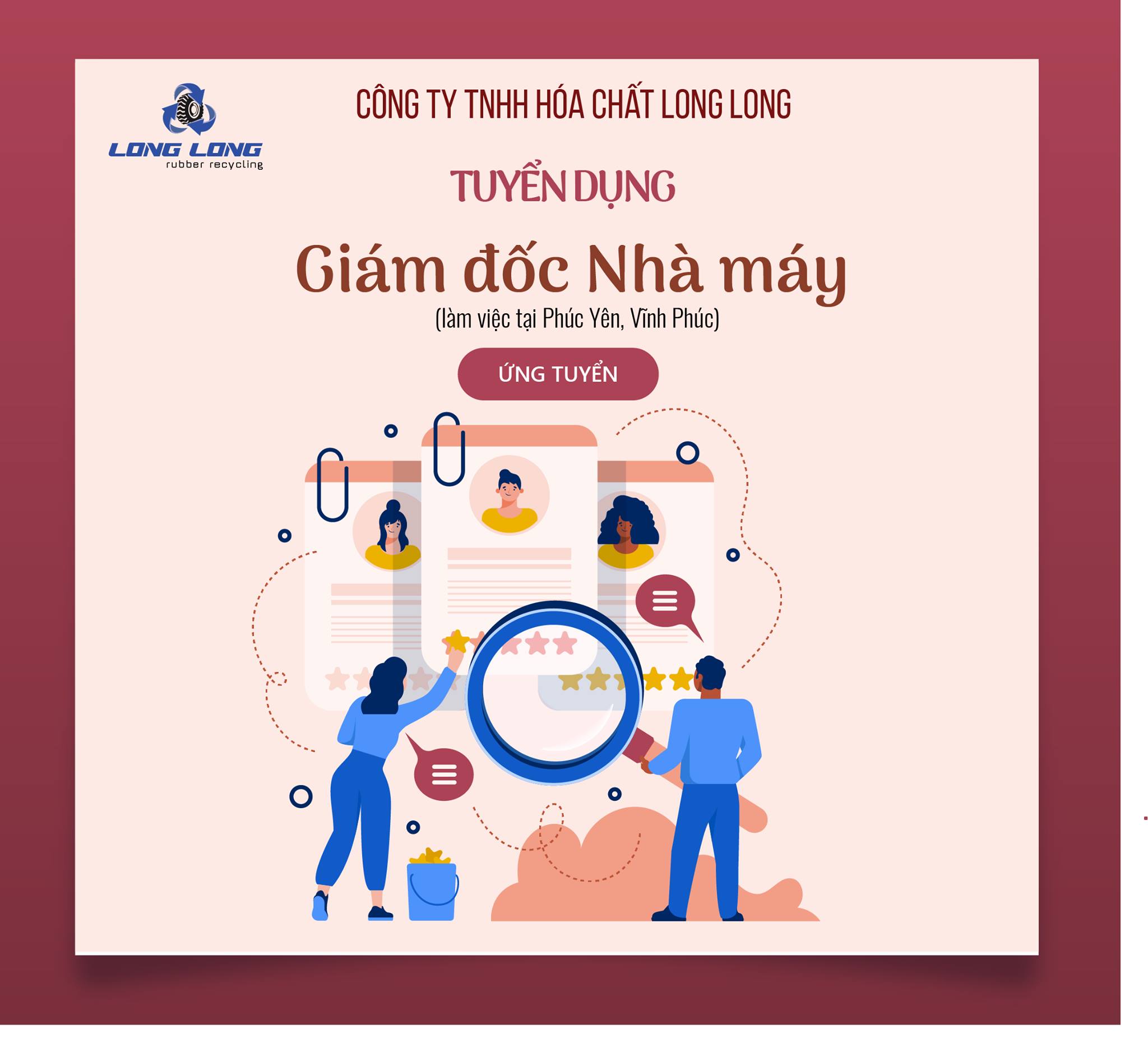 GIÁM ĐỐC NHÀ MÁY (Vĩnh Phúc)