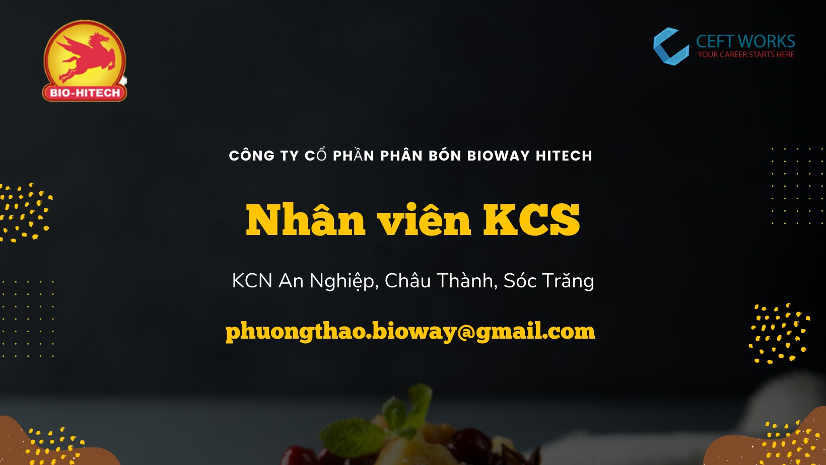 Nhân viên KCS (Sóc Trăng)