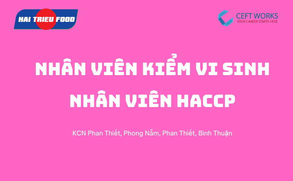 NHân viên Vi Sinh và HACCP