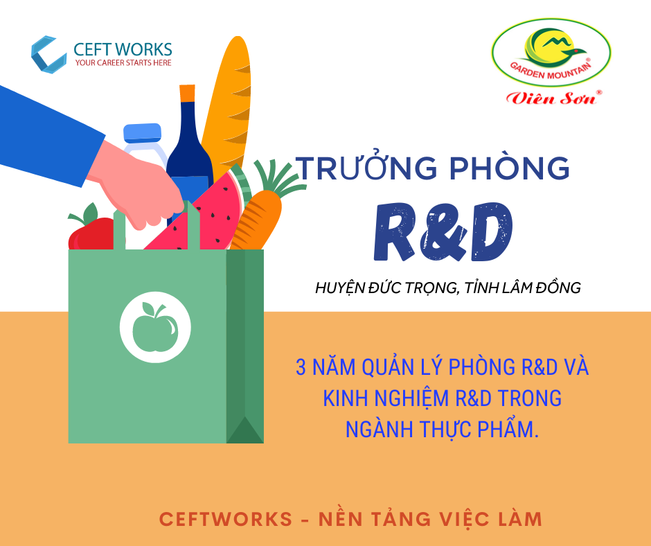 Trưởng Phòng R&D (Lâm Đồng)