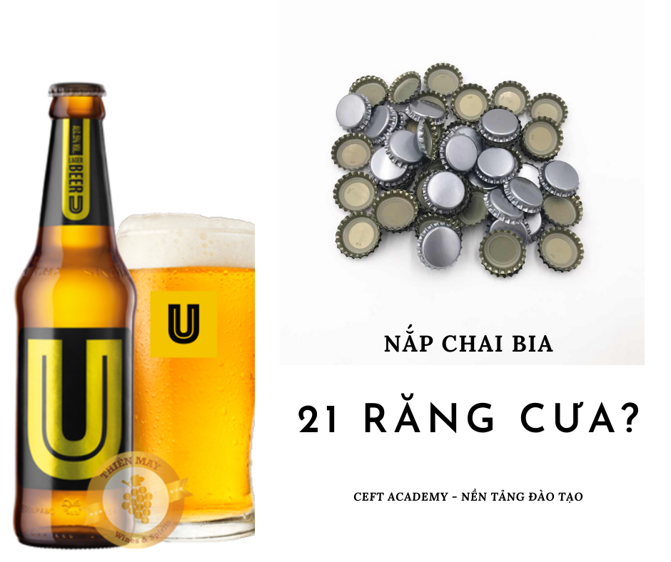 Vì sao nắp bia nào cũng có 21 răng cưa?